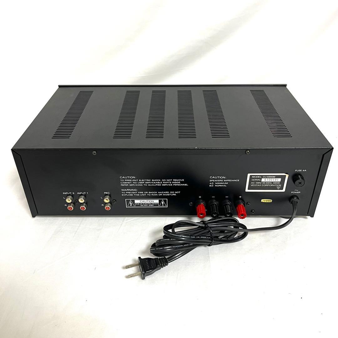 【希少品】VESTAX DJ-6000M パワーアンプ　ベスタクス
