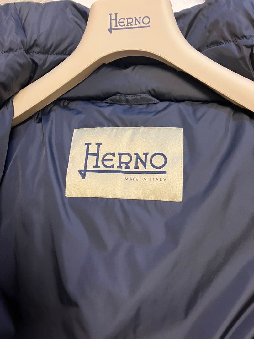 HERNO ダウンジャケット ネイビー