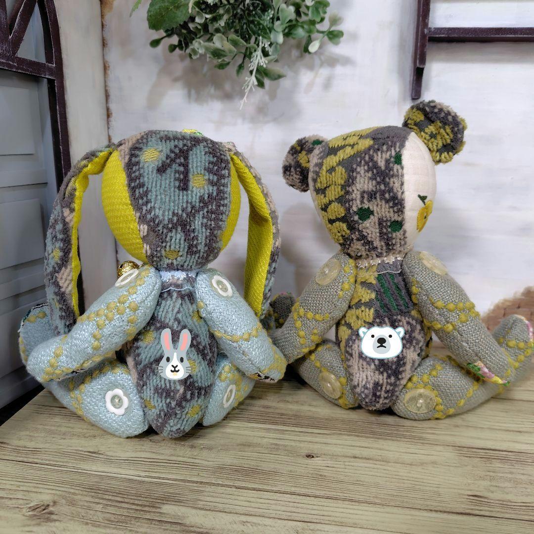 ミナペルホネン＊ハンドメイド＊ぬいぐるみ＊ウサコ＊②