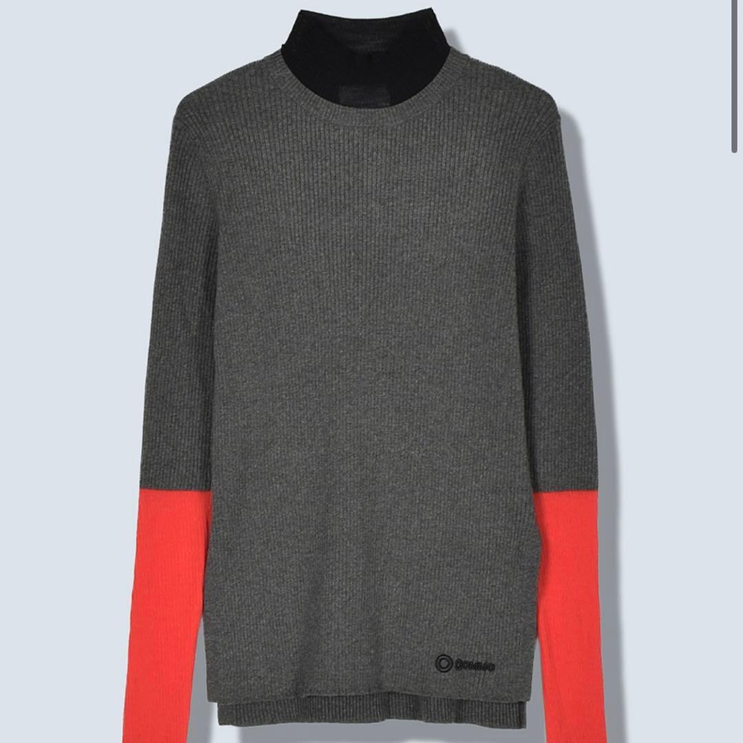 トップス OMMO SHEER LAYERED TURTLE KT