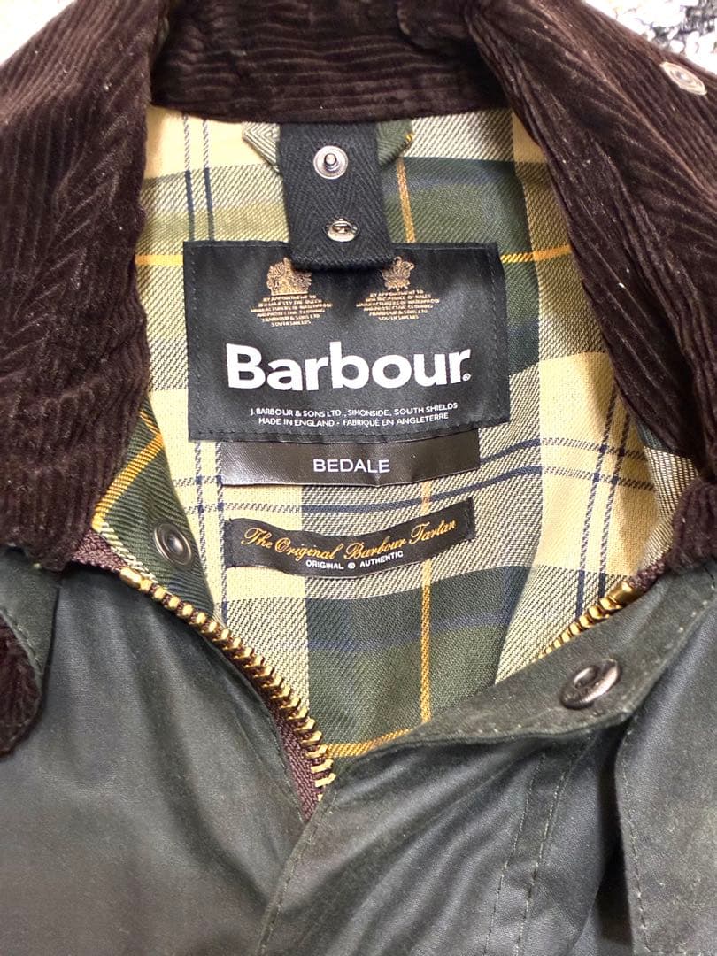 Barbour バブアー ビデイル ワックスド 40 セージ レギュラー