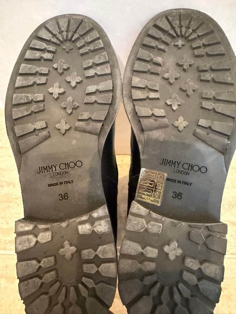 JIMMY CHOO ジミー チュウ スタースタッズエンジニアブーツ サイズ36