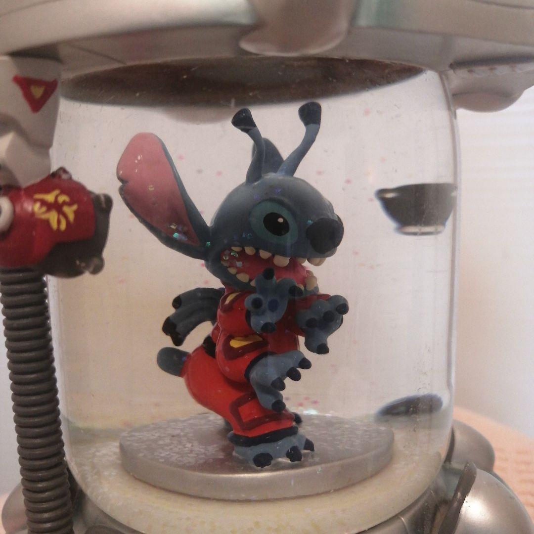 レア Disney スティッチ フィギュア 　スノーグローブ 初期型