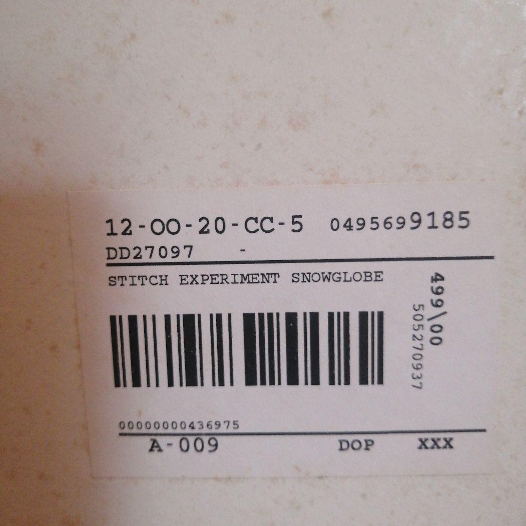 レア Disney スティッチ フィギュア 　スノーグローブ 初期型