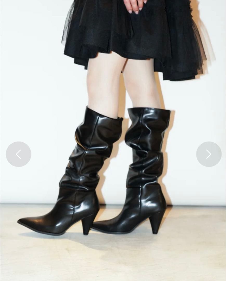 【LISA×ALM.】CAT GATHER BOOTS ブーツ　zara