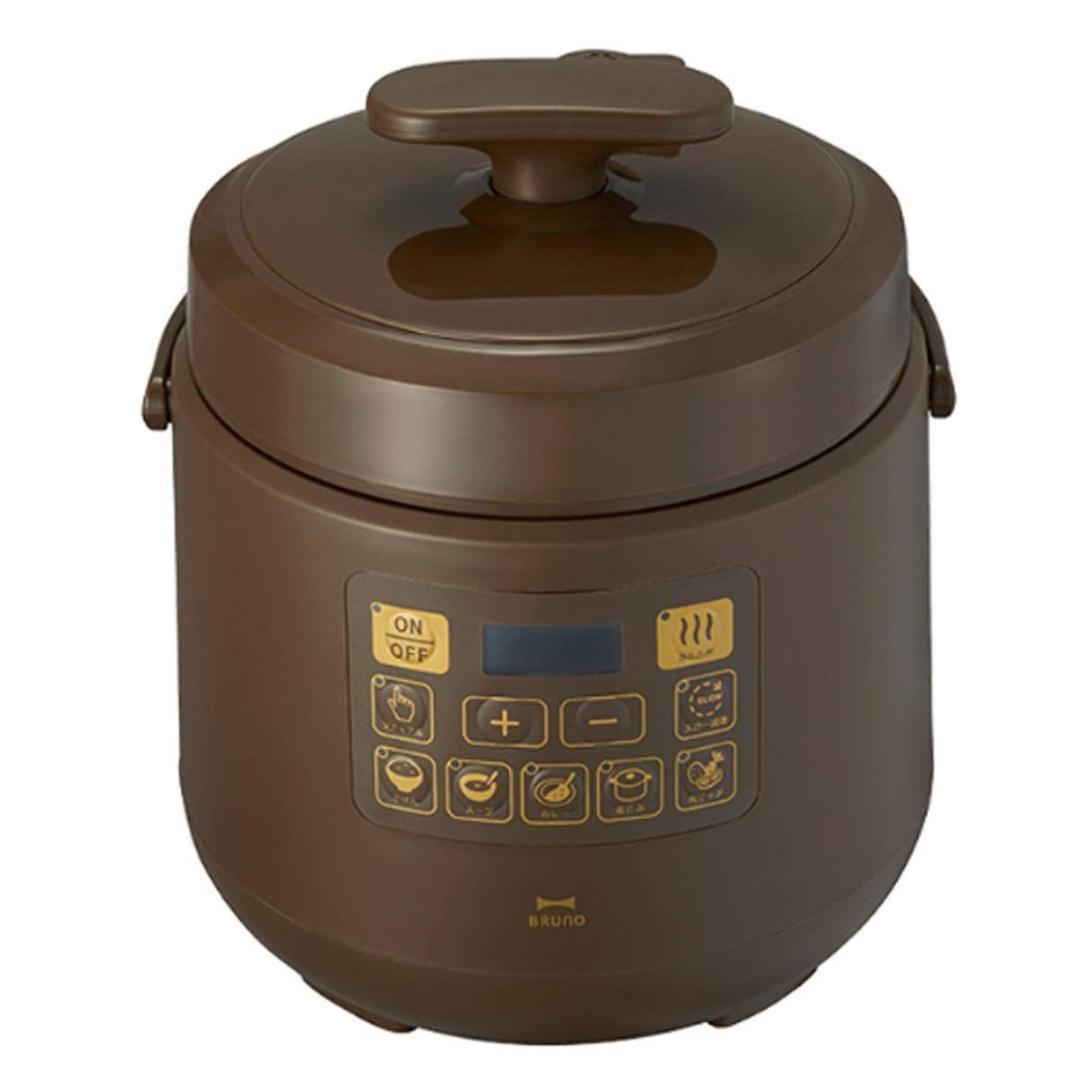 BRUNO マルチ圧力クッカー 電気圧力鍋 BOE058-BR ブラウン