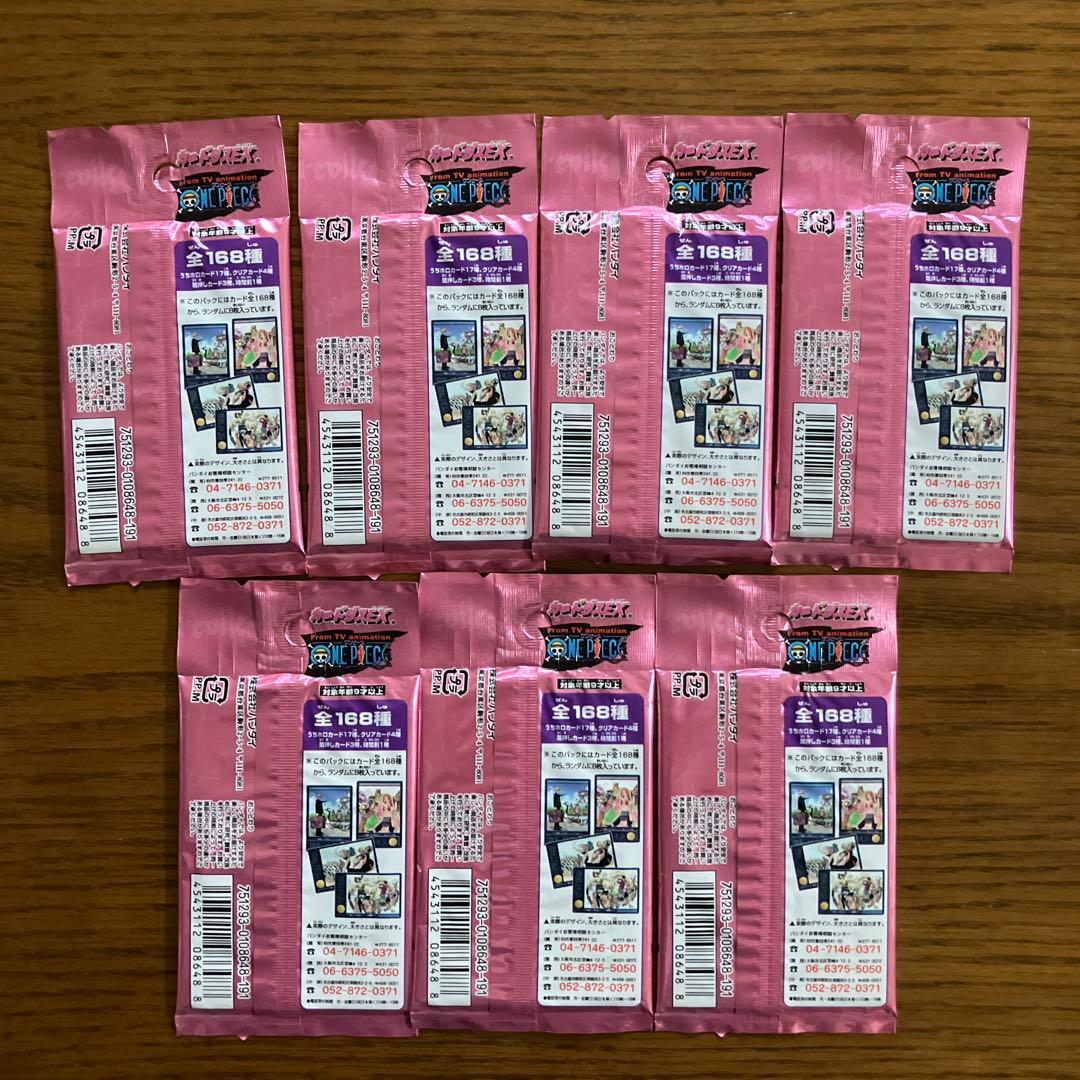 ONE PIECE カードダス　ビジュアルアドベンチャーEX 7パック