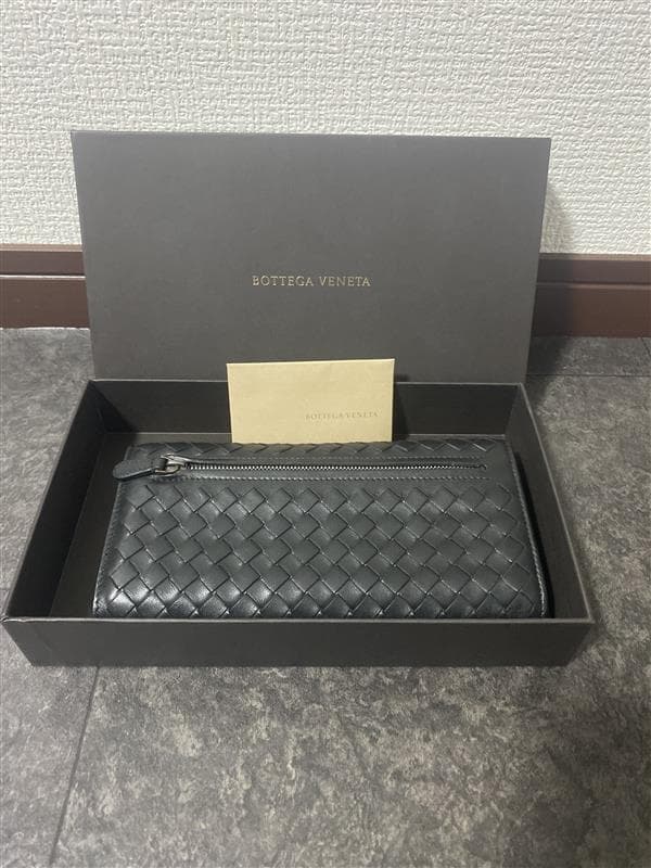 希少 BOTTEGA VENETA ボッテガ 長財布 イントレチャート