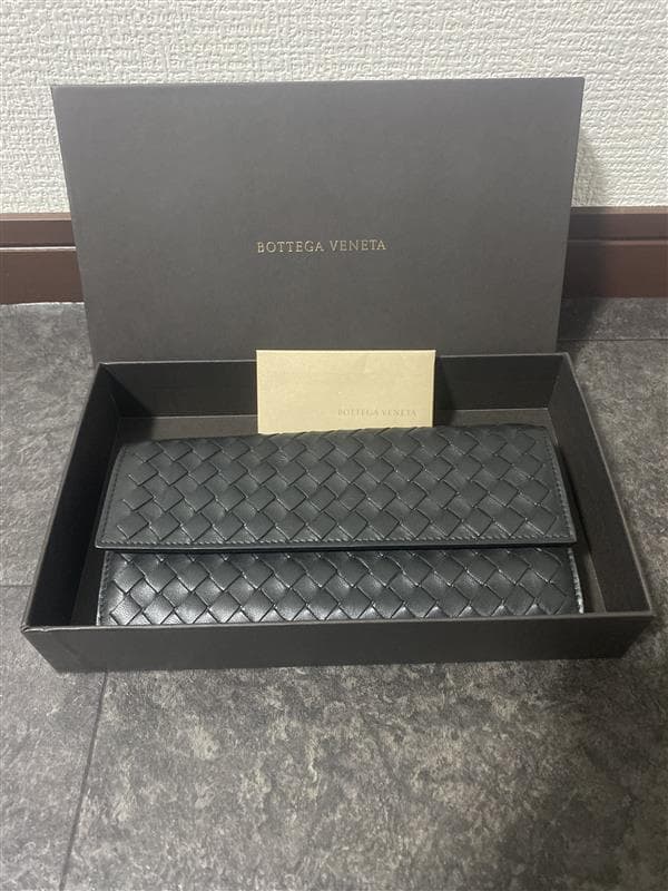 希少 BOTTEGA VENETA ボッテガ 長財布 イントレチャート