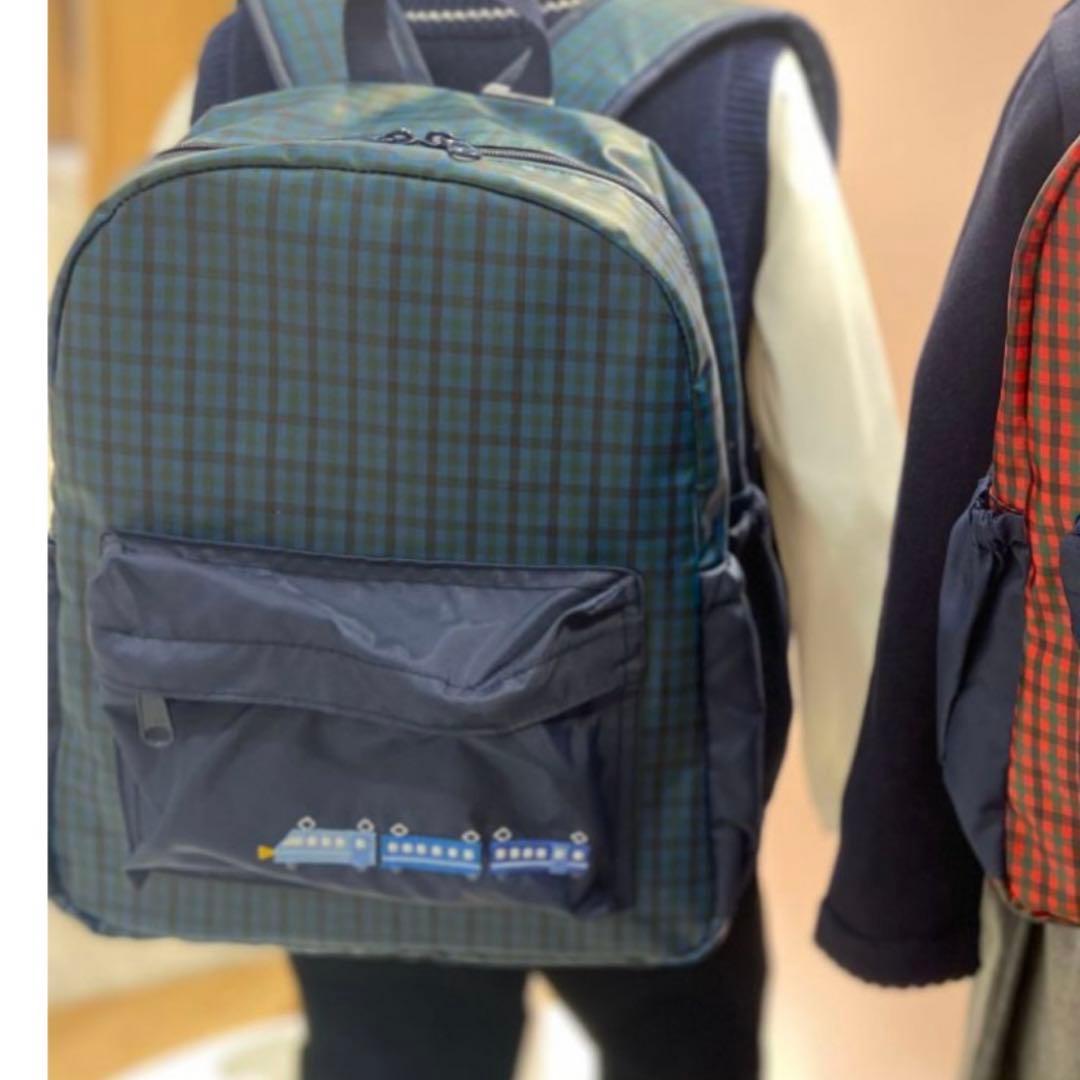 ファミリア　リュック　チェック　男の子