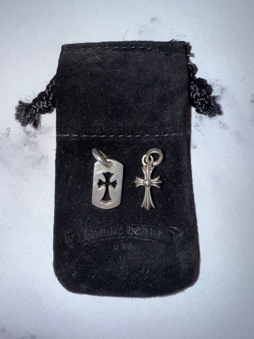 わろたこ クロムハーツ ベイビーファット タイニードッグタグ