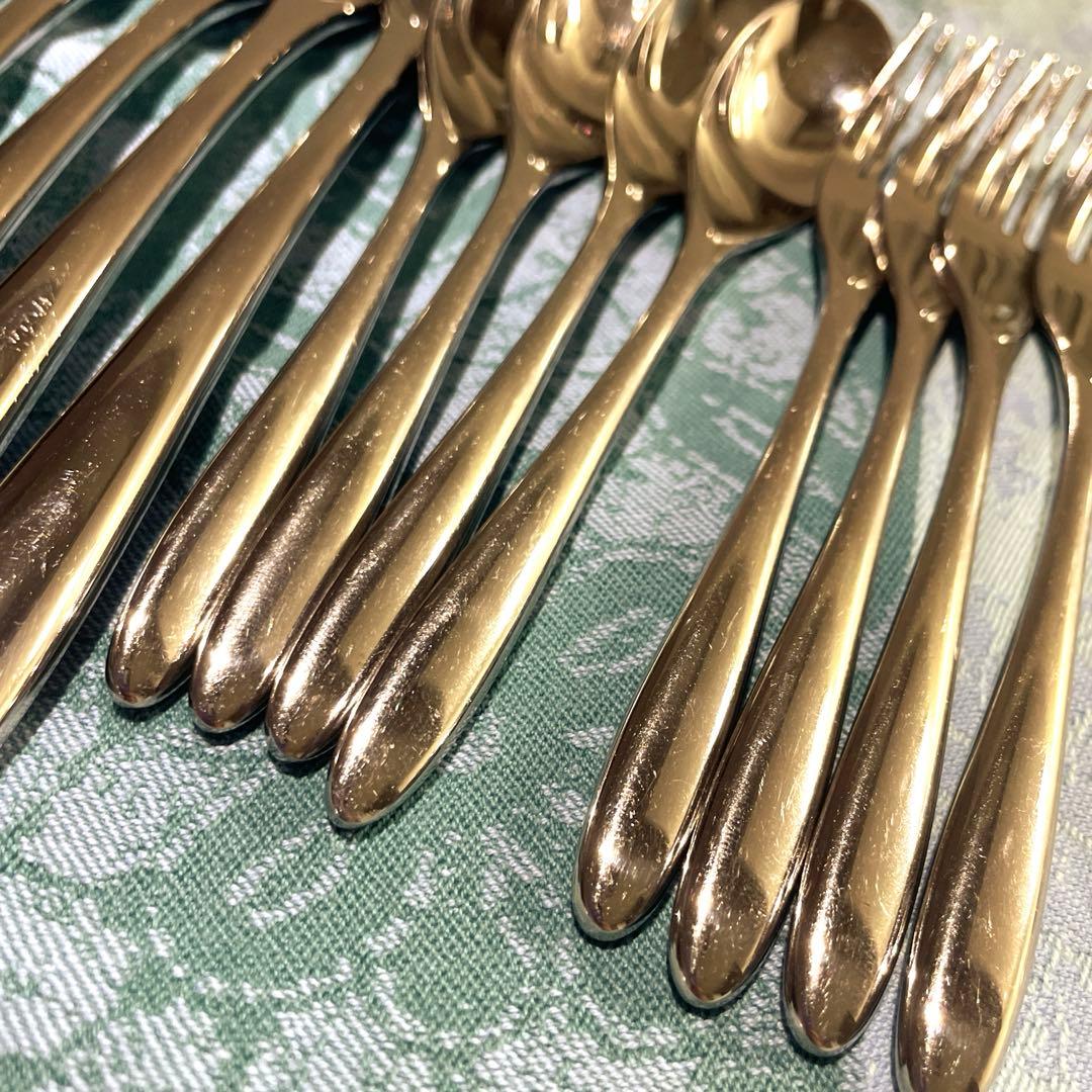 ジョエルロブション　スプーン、フォーク大小　4セット