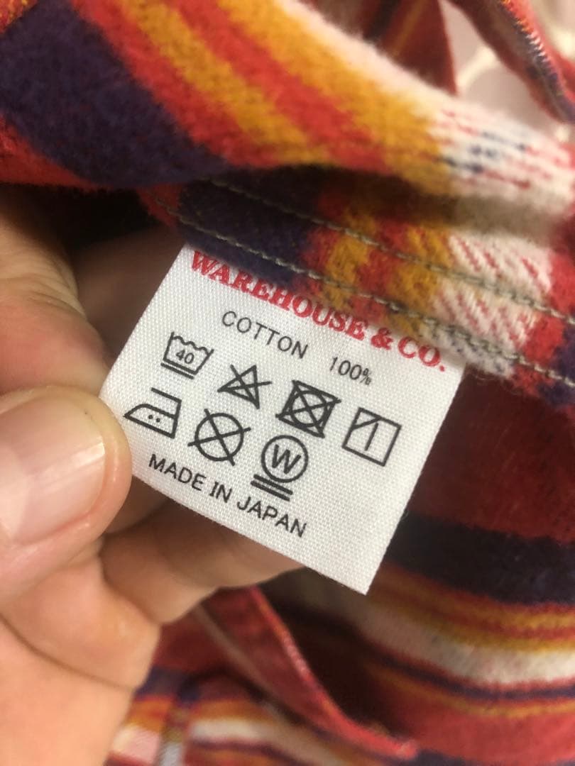 せ*太様 WAREHOUSE FLANNEL SHIRTS ネルシャツ　42
