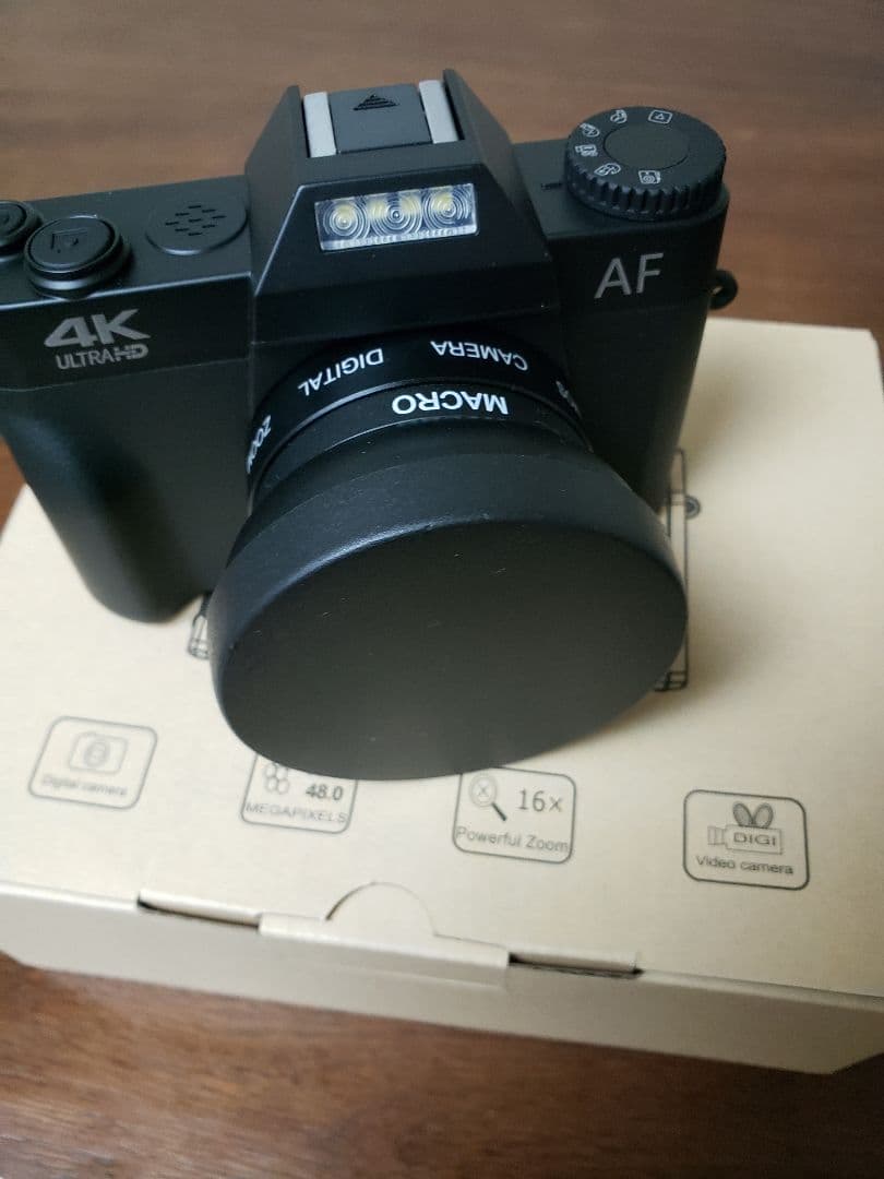 週末緊急値下げ！デジタルカメラコンパクト4K　4800万画素　ビデオカメラAF