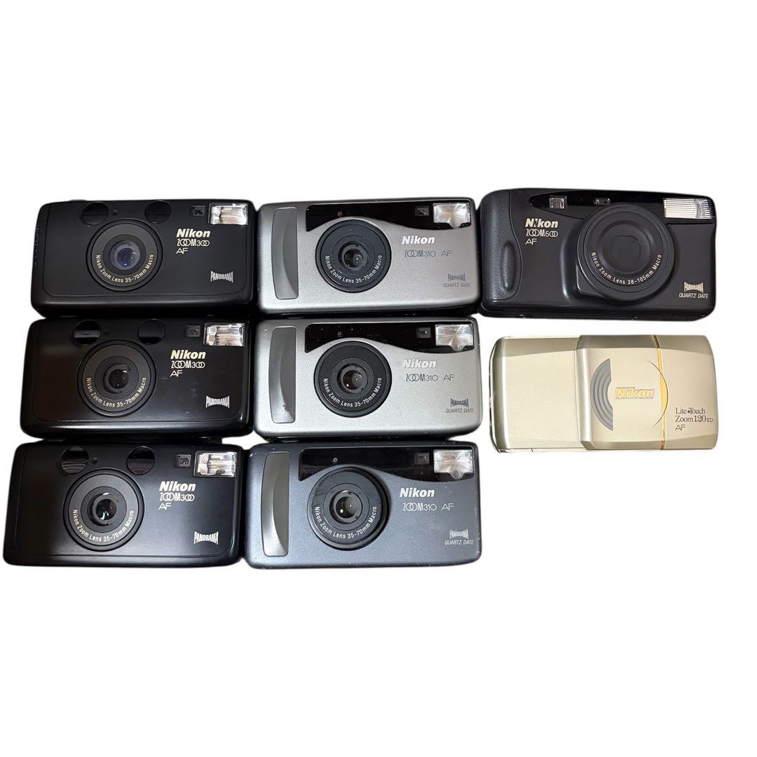 ニコンコンパクトカメラ まとめ売り8台 ZOOM 300/310/500など