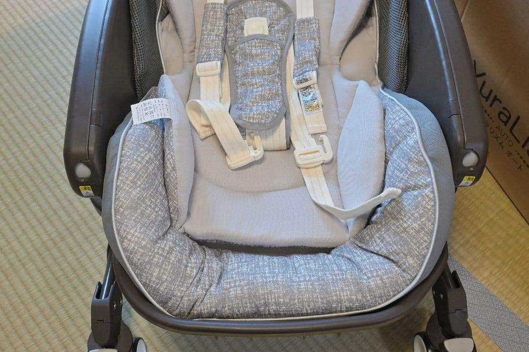 Aprica 電動ハイローチェア ユラリズム オート ライト (メランジグレー)