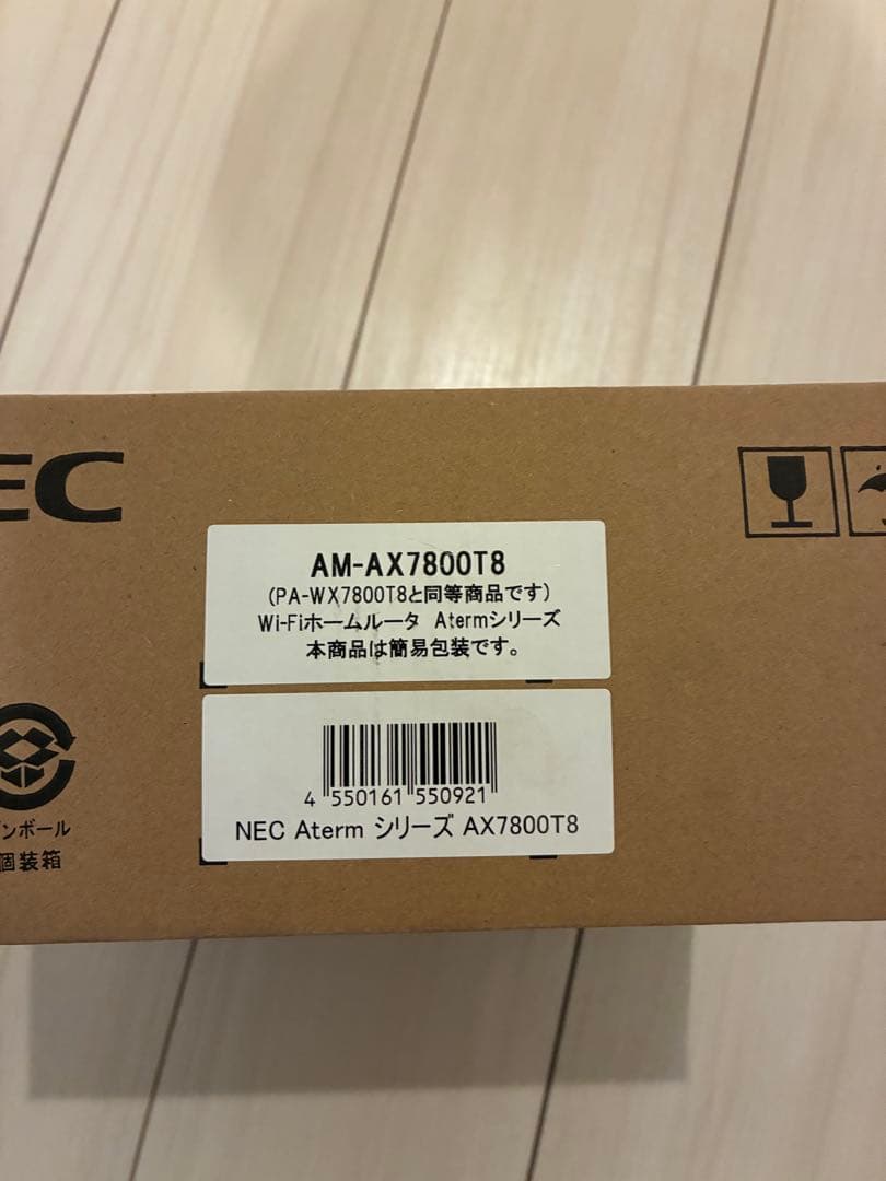 NEC aterm AM-AX7800t8(pa-wx7800t8同等品)中古品