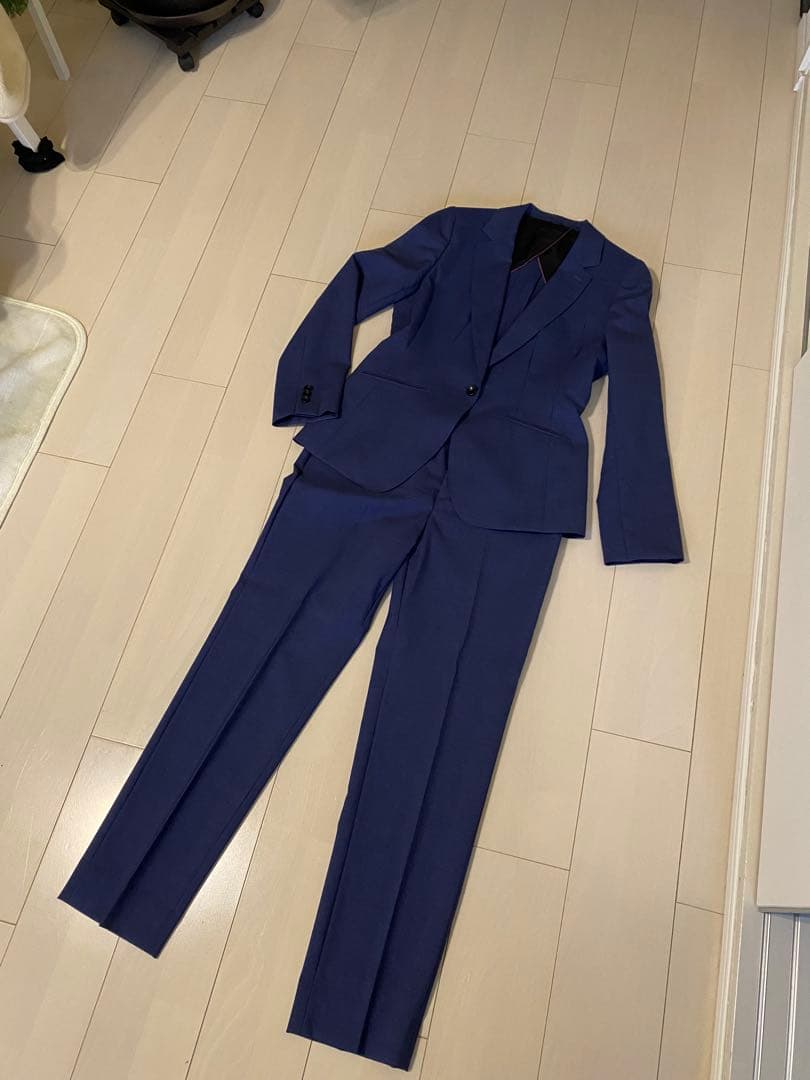 洋服の青山 HILTON 極美品イタリア高級スーツXL 13号 入学式 入園式