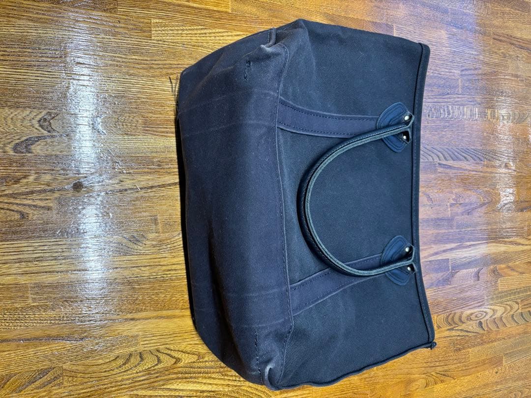 良品 LLビーン USA製 ブラック トート レザー ハンドル