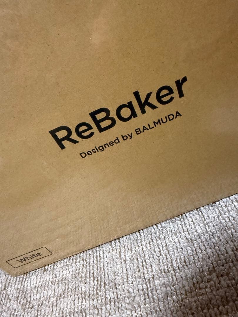 最終値下げ⭐︎BALMUDA ReBaker (KTT01JP-WH)