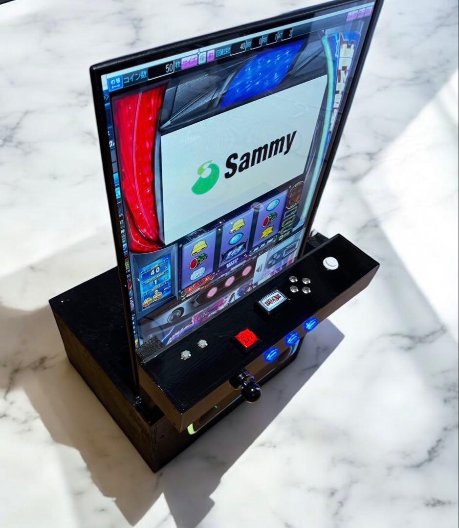 新商品　自作パチスロ台一体型コントローラー サミタ完全対応　モニター付き