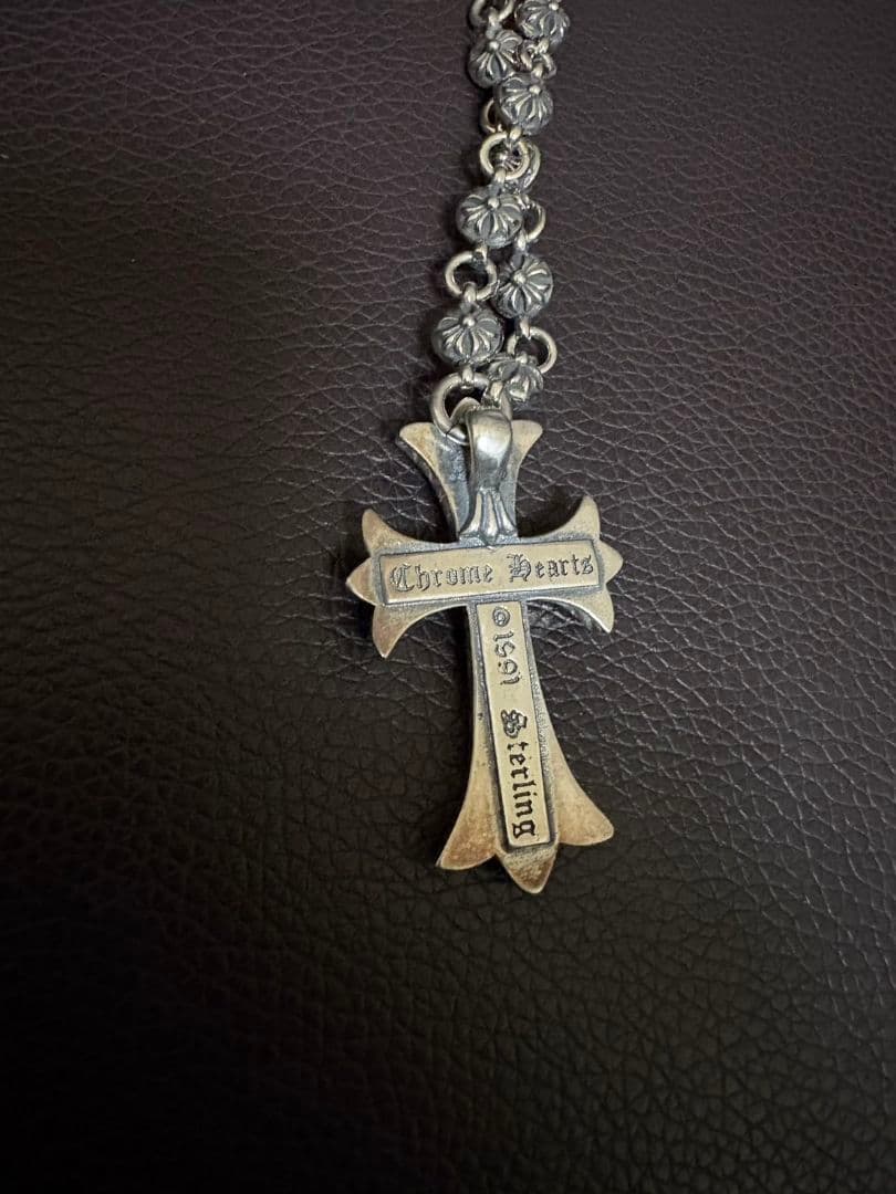 クロス　クロスボール　ネックレス シルバー925