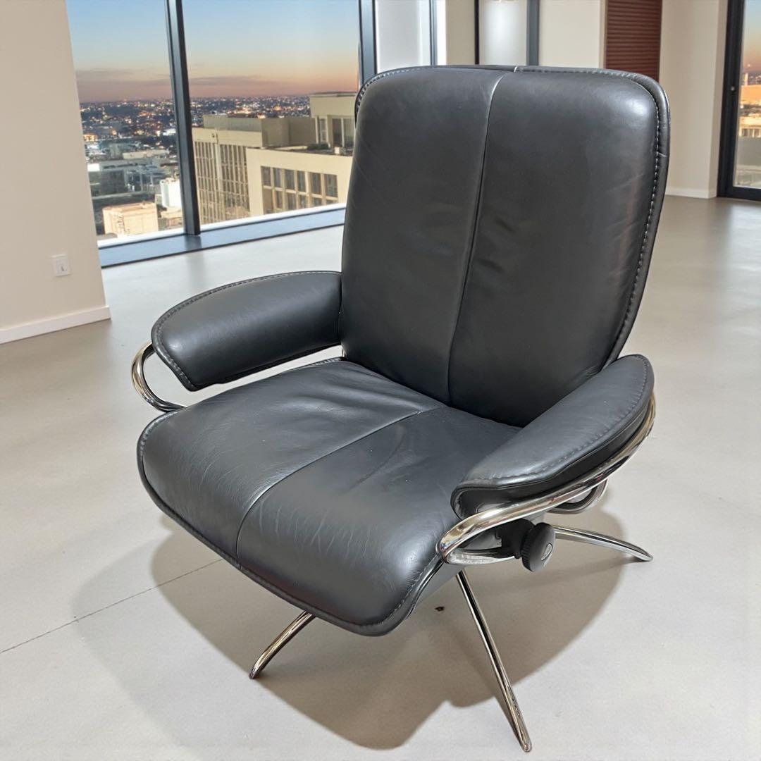EKORNES Stressless ローバックチェア シティ　オットマン別売