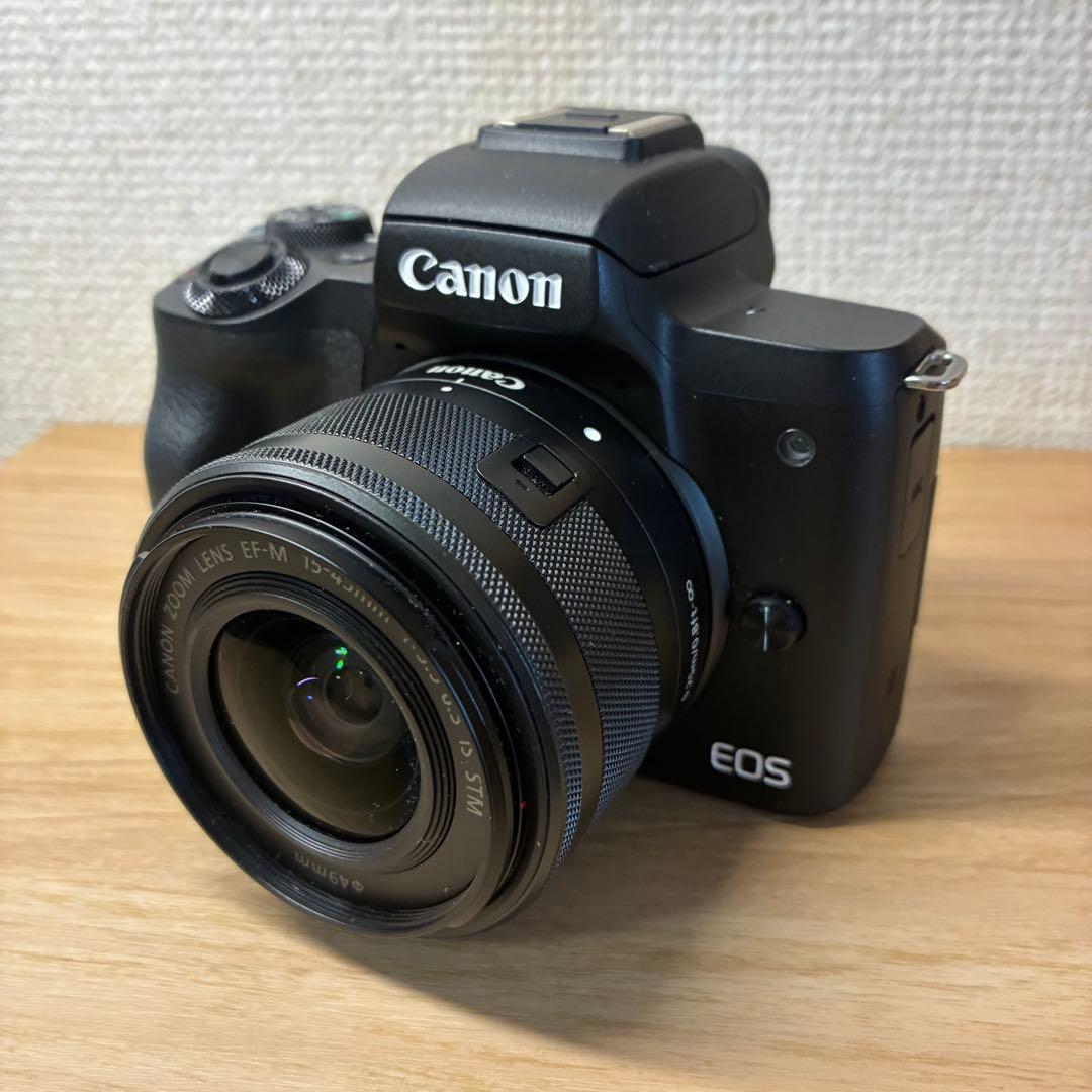 【美品】CANON EOS Kiss M デジタル一眼レフカメラ8/19まで出品
