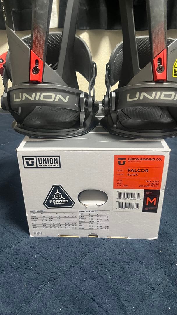 UNION 24-25 FALCOR ビンディング Mサイズ