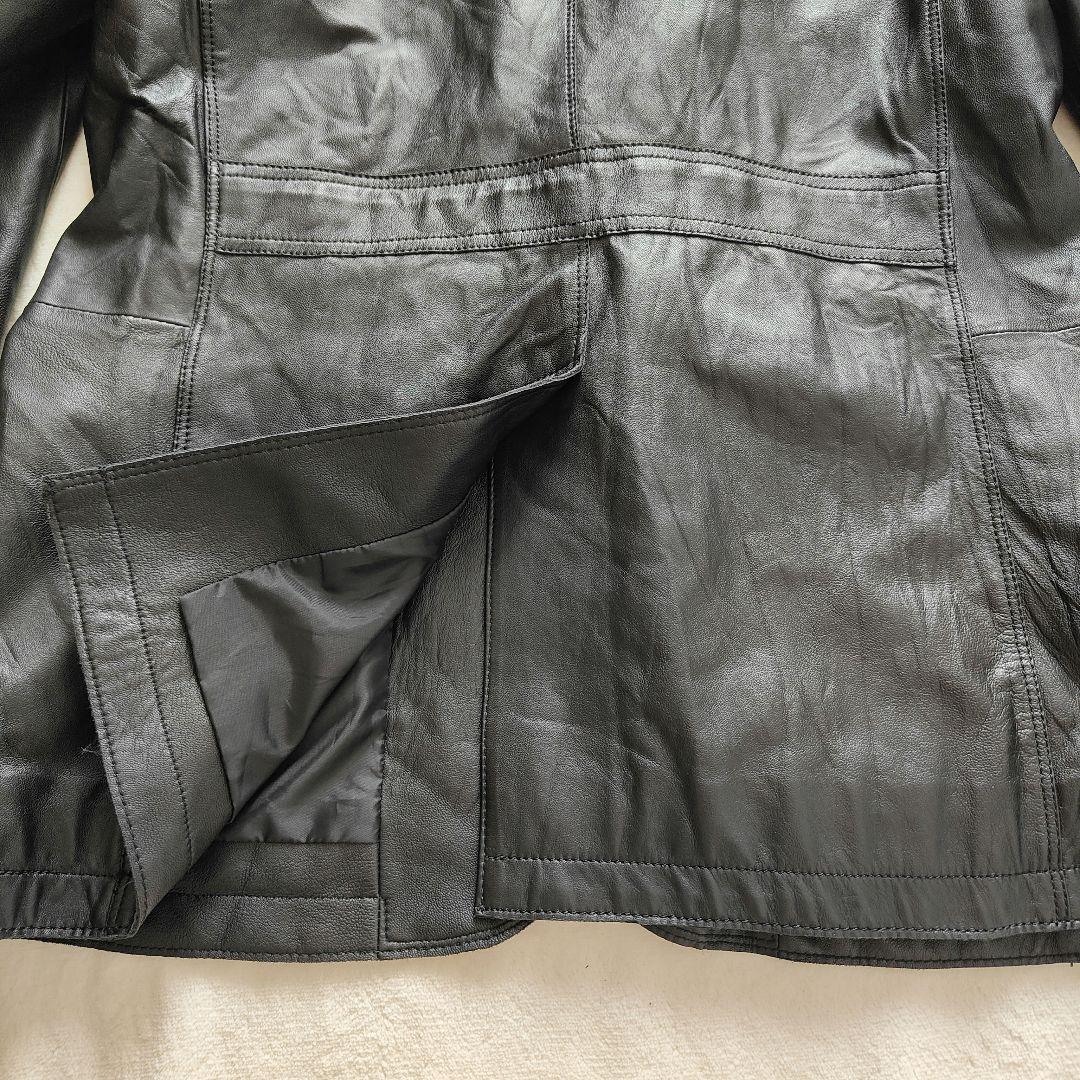 JOSEPH HOMME レザージャケット 50 ブラック オンワード樫山