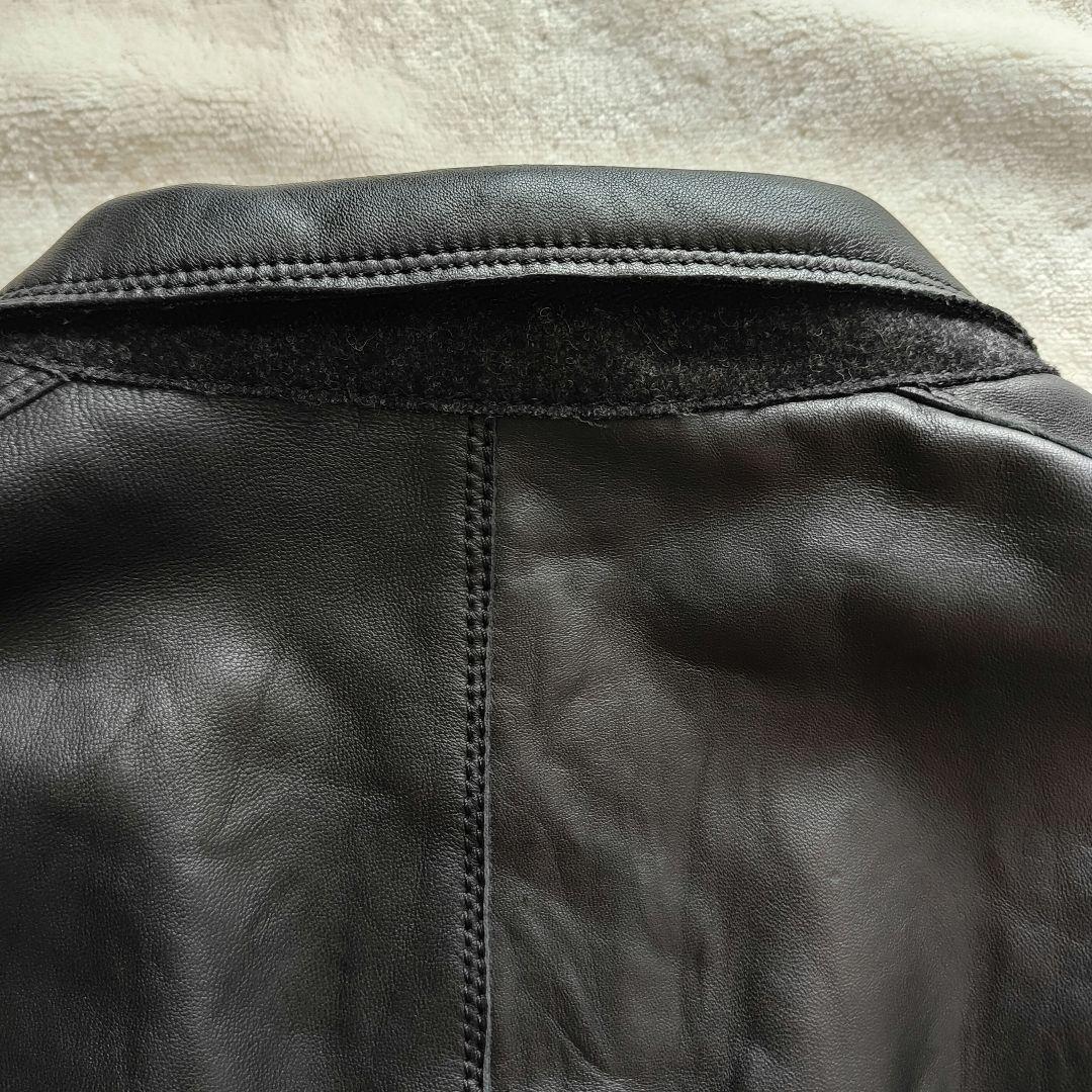 JOSEPH HOMME レザージャケット 50 ブラック オンワード樫山