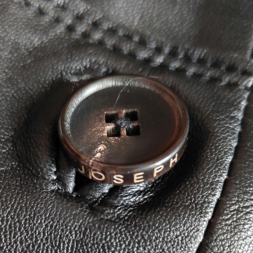 JOSEPH HOMME レザージャケット 50 ブラック オンワード樫山