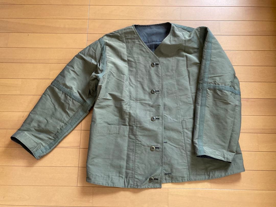 値下げ❗️TS(S)ティーエスエス　リバーシブル カラーレスミリタリージャケット2