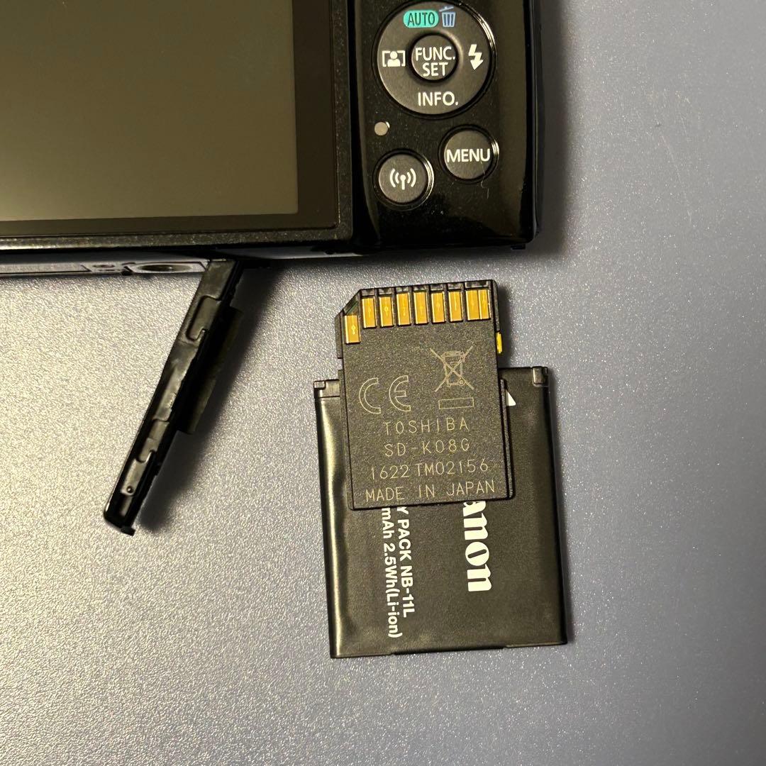 Canon IXY 190コンパクトデジタルカメラ　SDカード付き