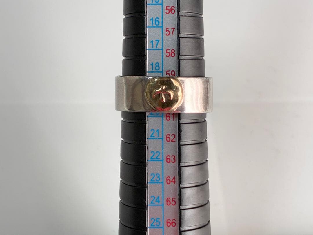 goro's ゴローズ 平打ちリング イーグル シルバーゴールド リング