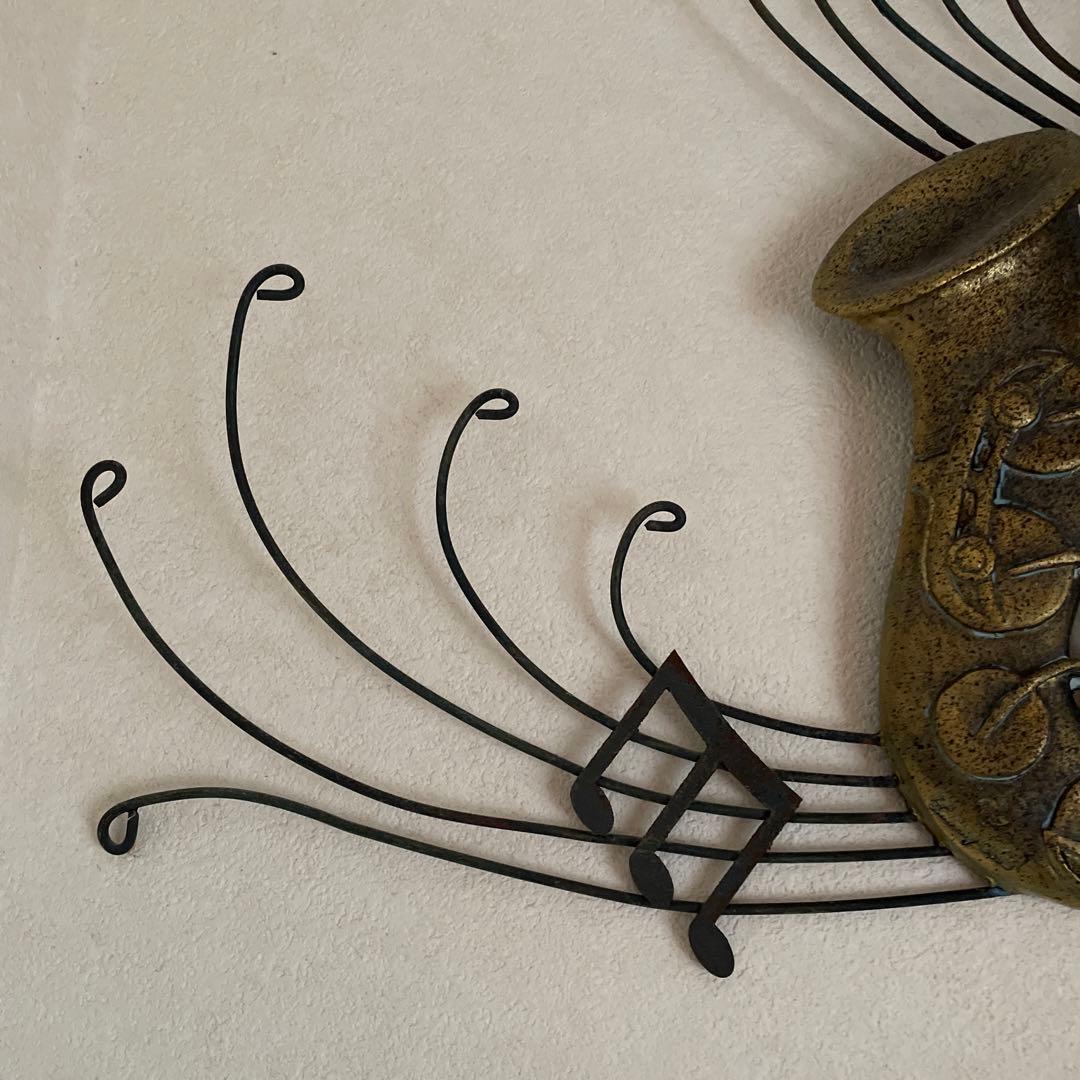 壁掛け アイアン インテリア 希少 約W800 H600 アンティーク jazz