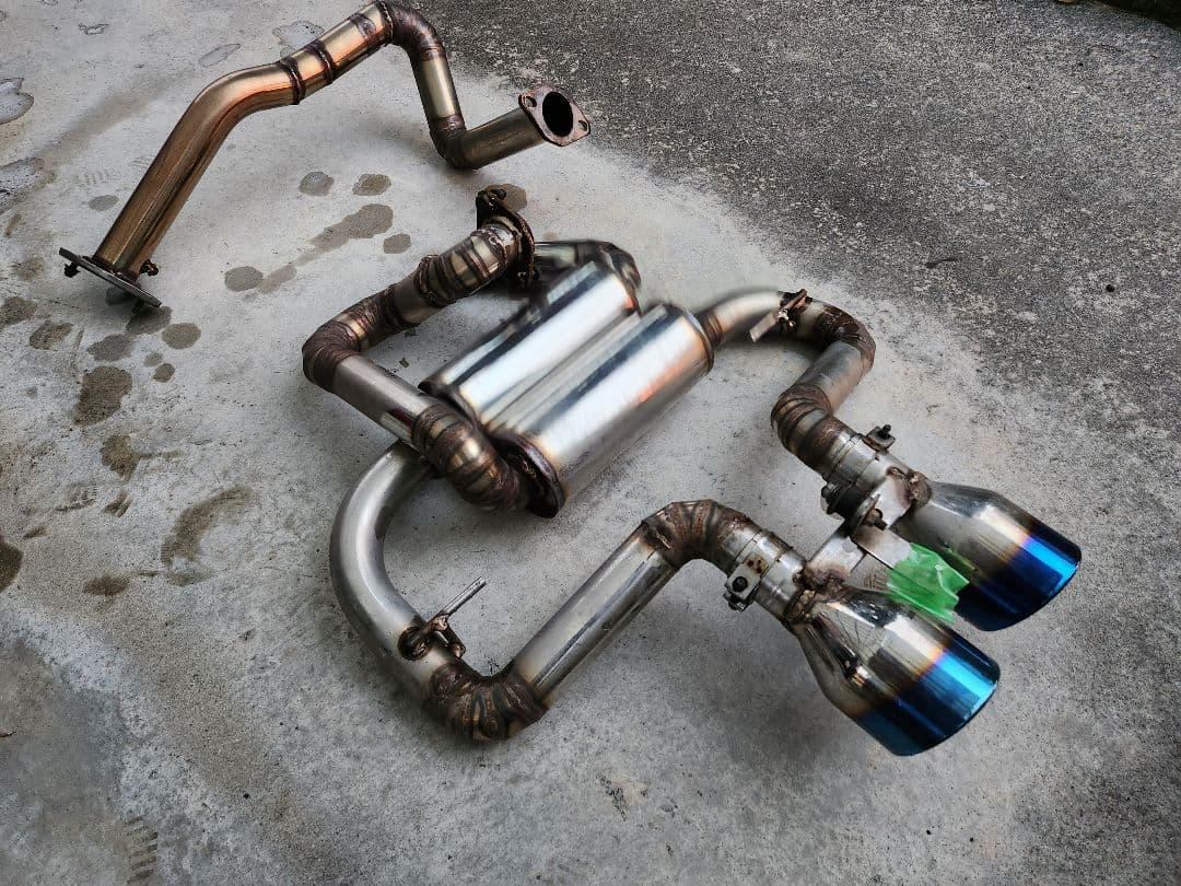 ダイハツ LA400K コペン ワンオフ　デュアルマフラー　スポーツサウンド