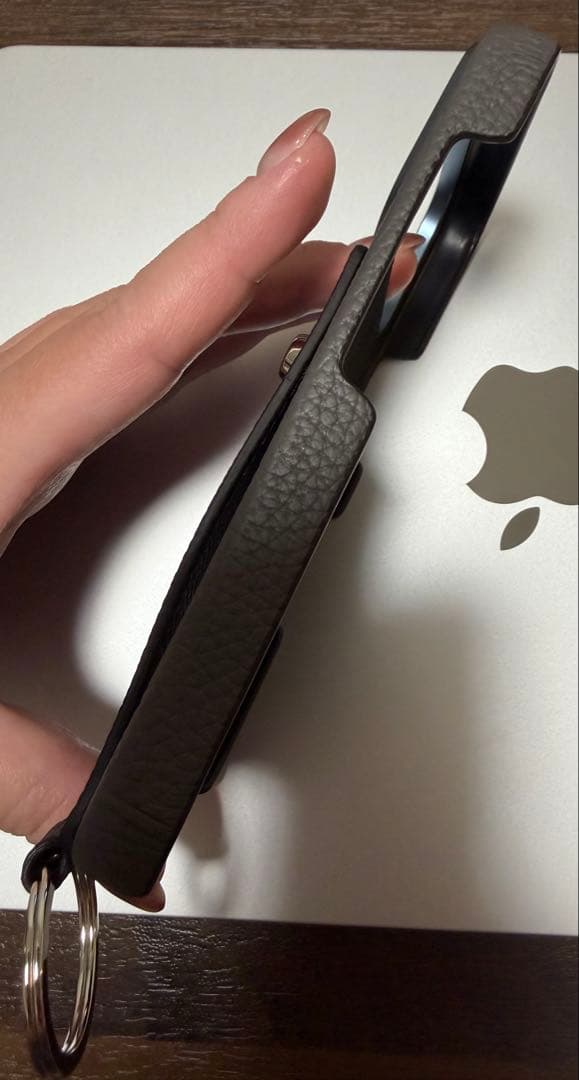 【再値下げ♡】iPhone17pro専用 バックカバーケース シュリンクレザー