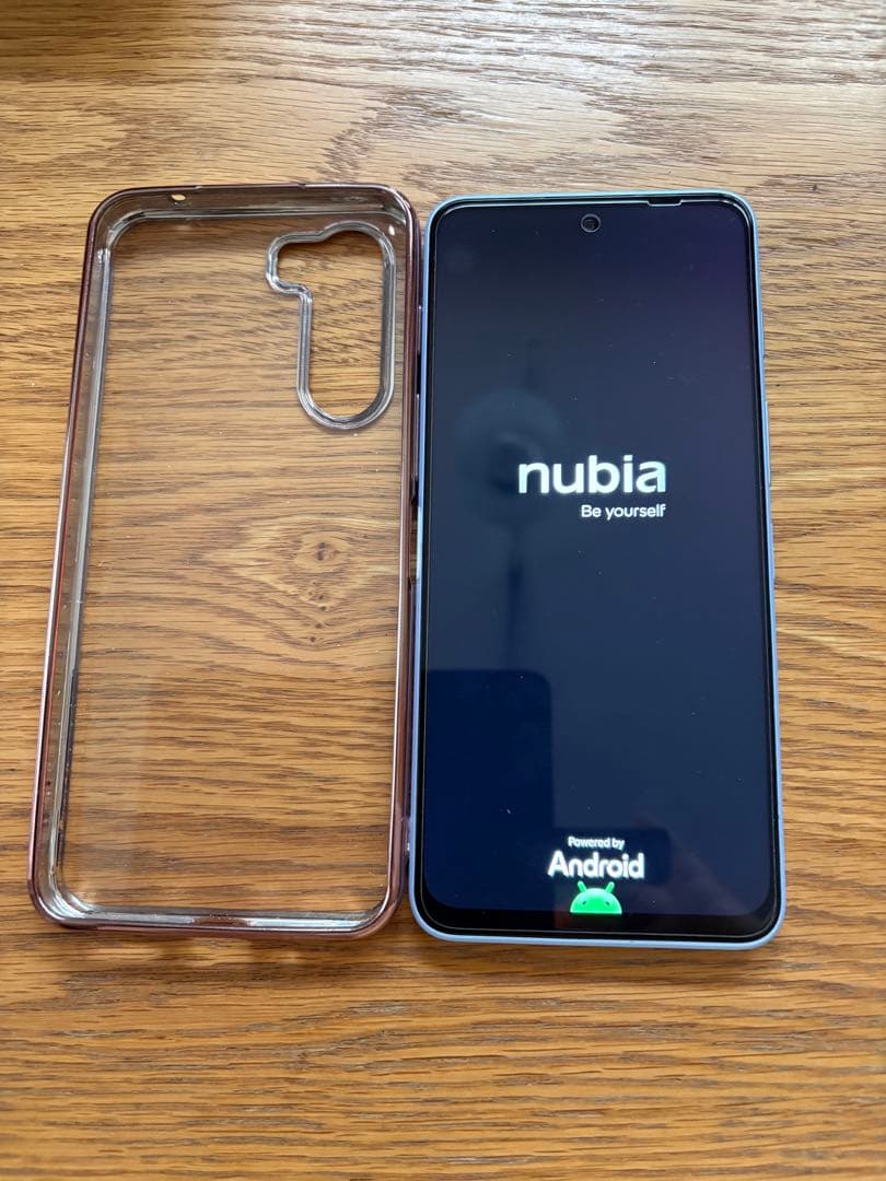 nubia スマートフォン 本体とガラス保護フィルム・ケース付き使用期間約4ヶ月