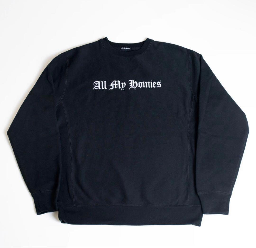 All My Homies Sweat 【BLACK】 M size