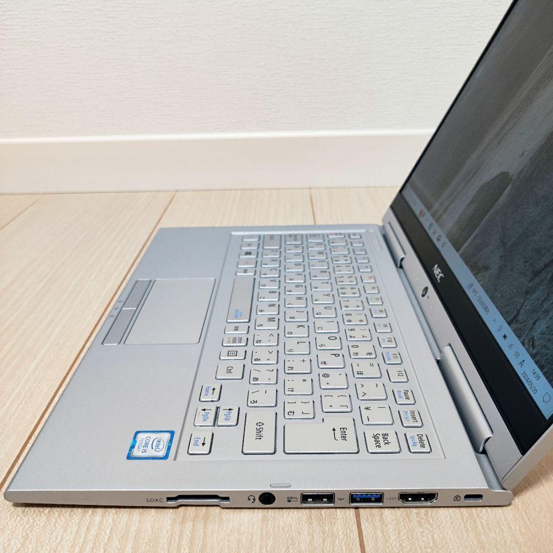 【良品】NEC オフィス ノートパソコン シルバー PC-VKT25GVG3