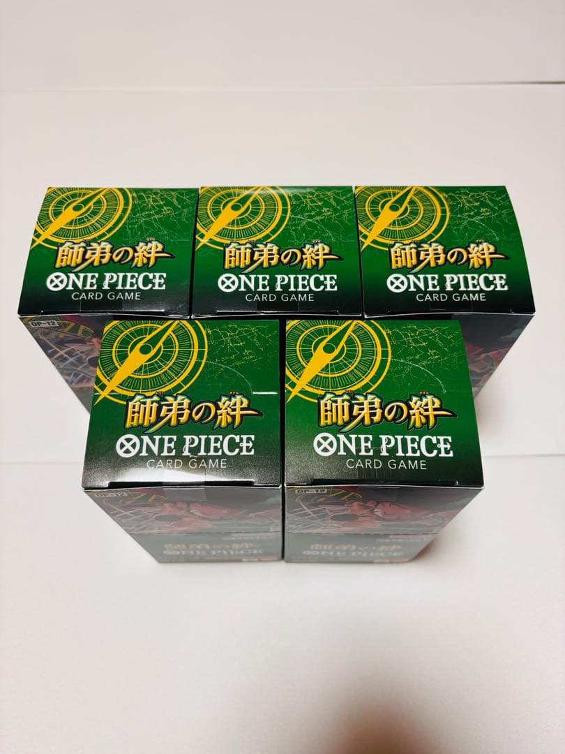 ONE PIECE 師弟の絆5BOX 未開封　テープ付き