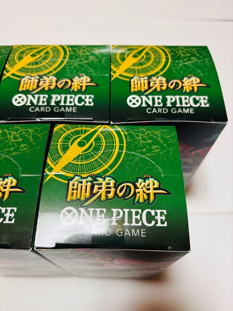 ONE PIECE 師弟の絆5BOX 未開封　テープ付き