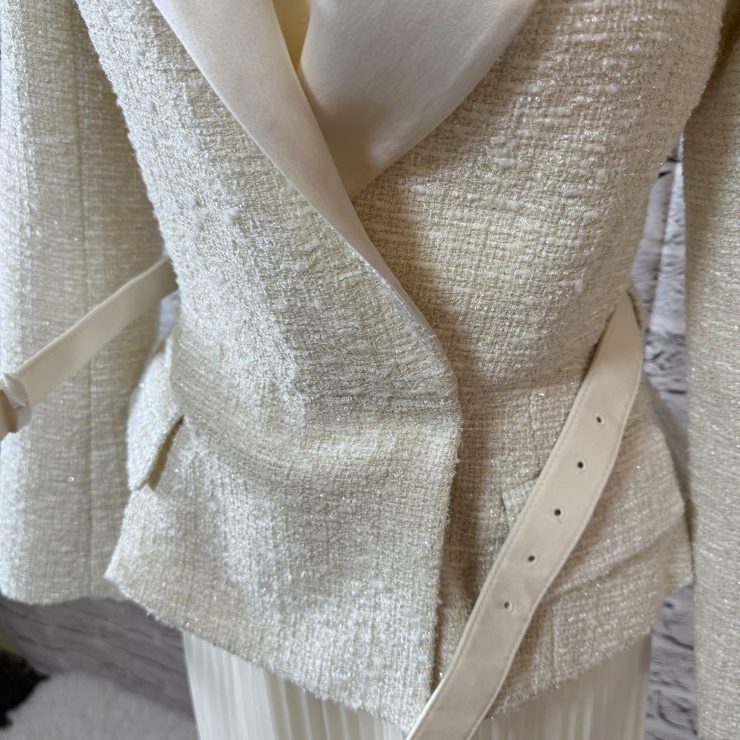 【Self-Portrait】セルフポートレート ツイードミディスーツワンピース