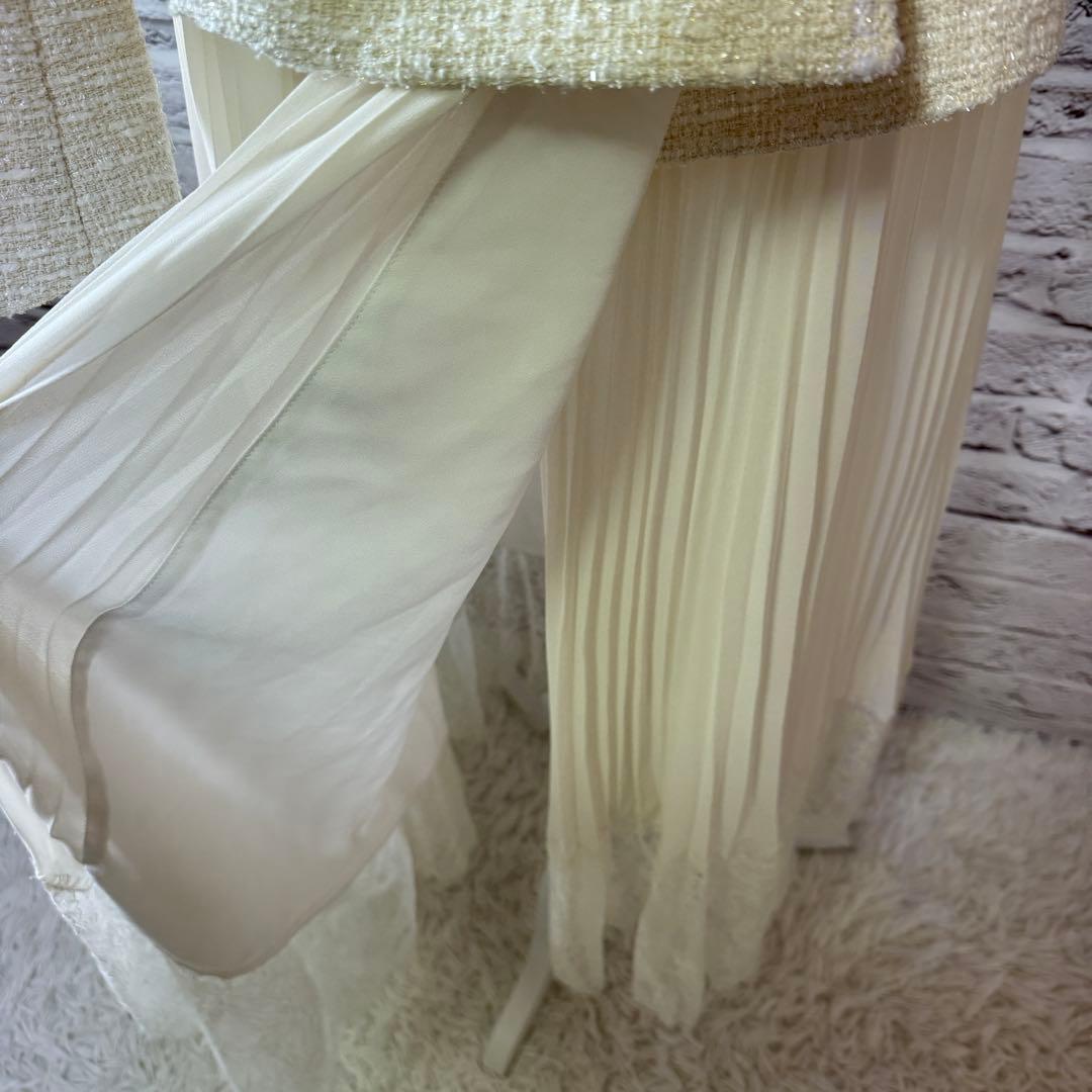 【Self-Portrait】セルフポートレート ツイードミディスーツワンピース