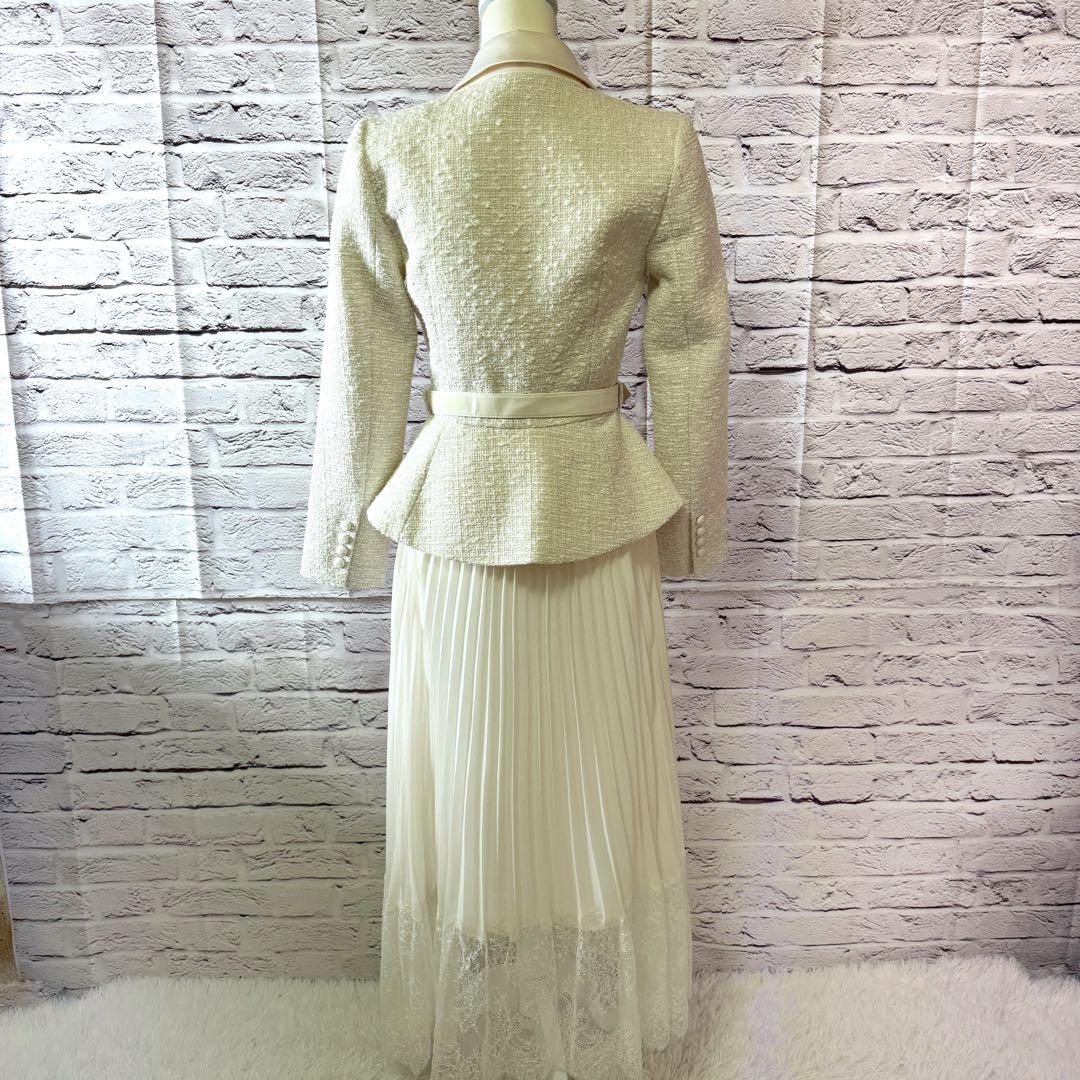 【Self-Portrait】セルフポートレート ツイードミディスーツワンピース