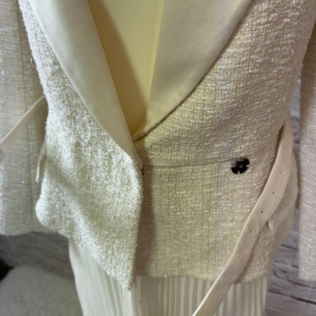 【Self-Portrait】セルフポートレート ツイードミディスーツワンピース