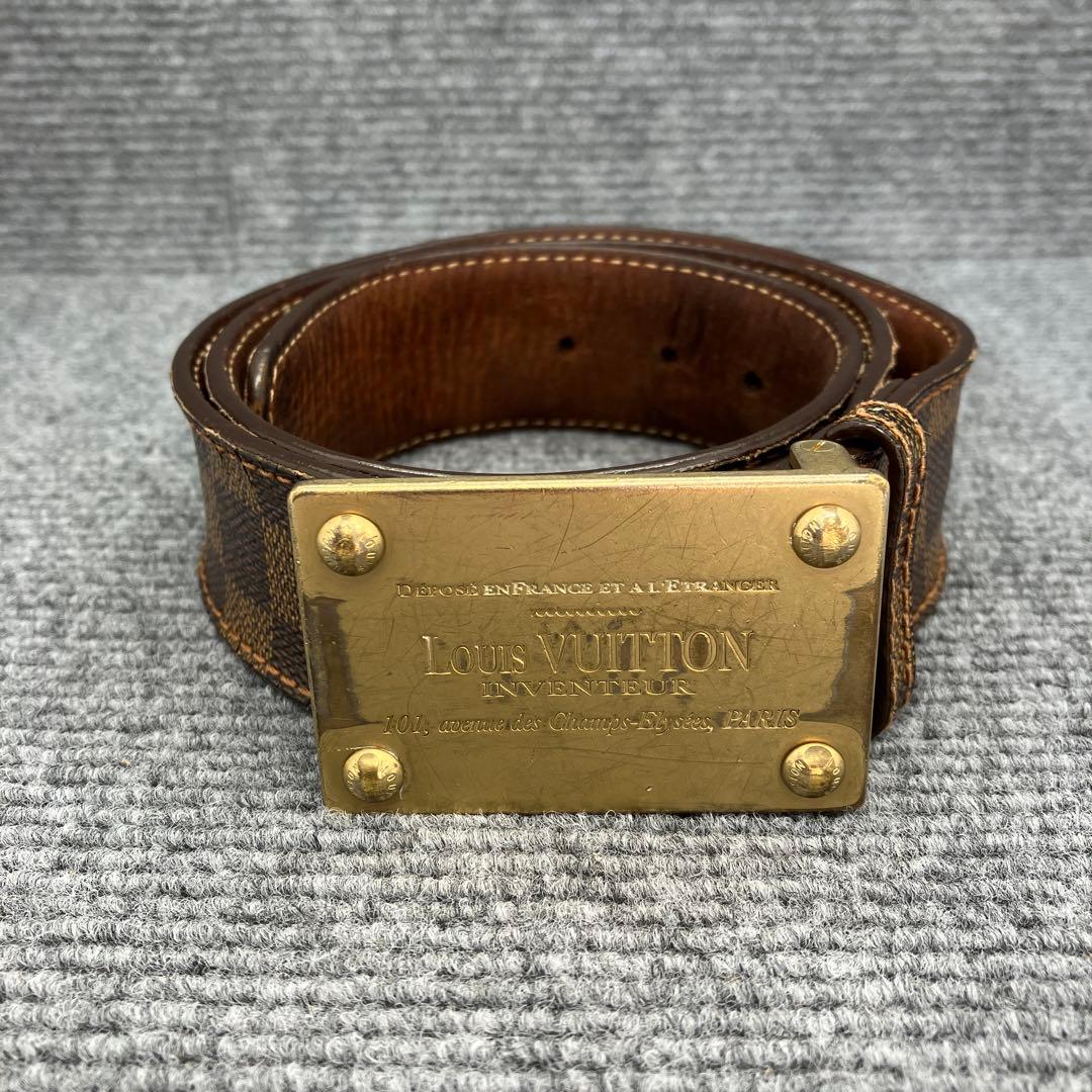 LOUIS VUITTON　ルイヴィトン　ベルト　サンチュール　ダミエ　4208