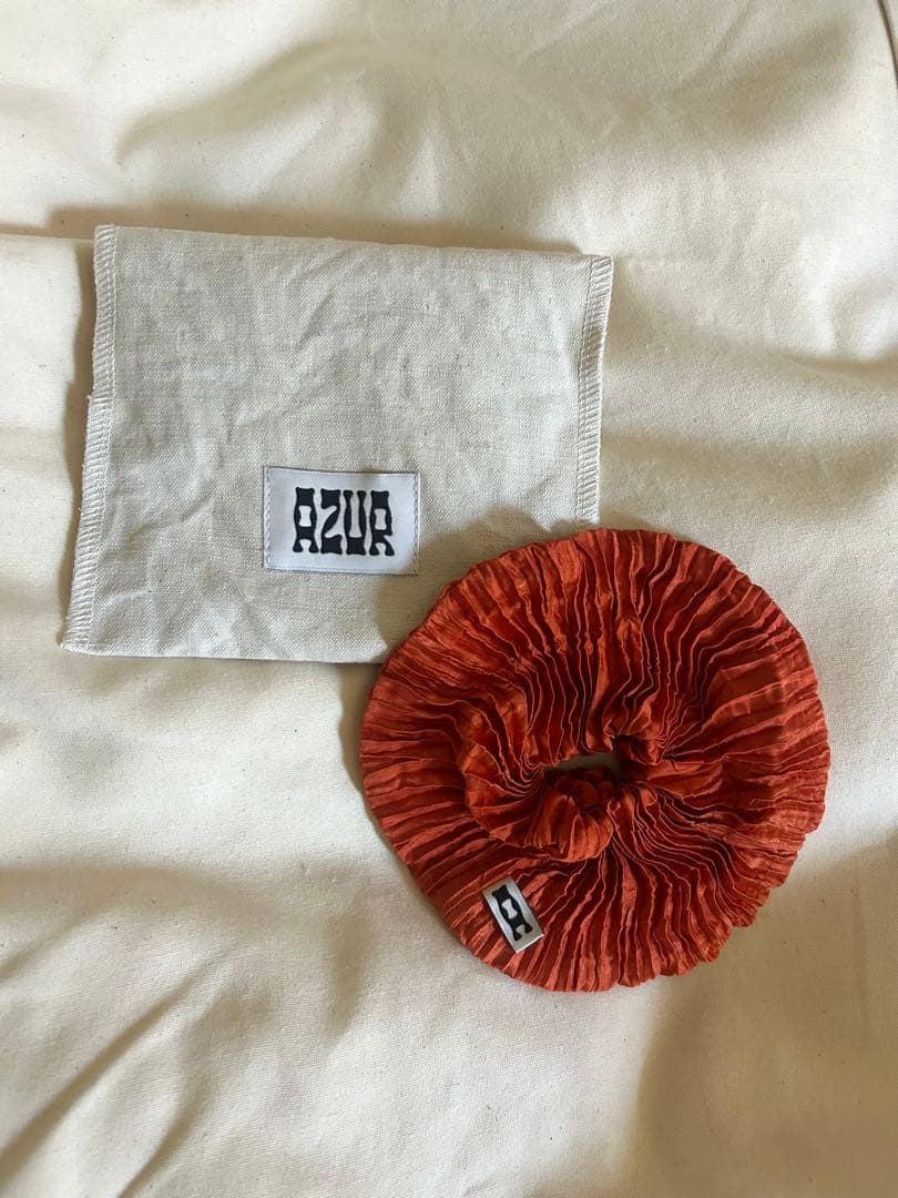 AZUR シルクシュシュ　ヘアゴム