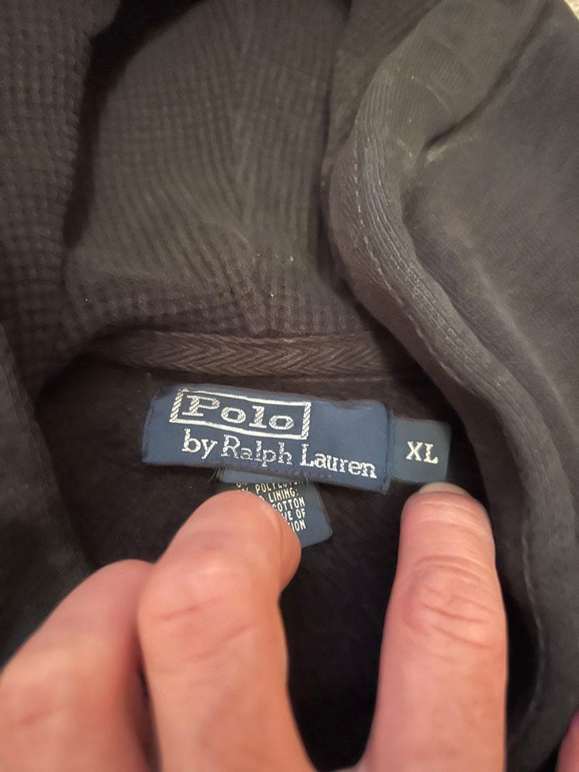 Polo by Ralph Lauren フルジップパーカー XL 黒